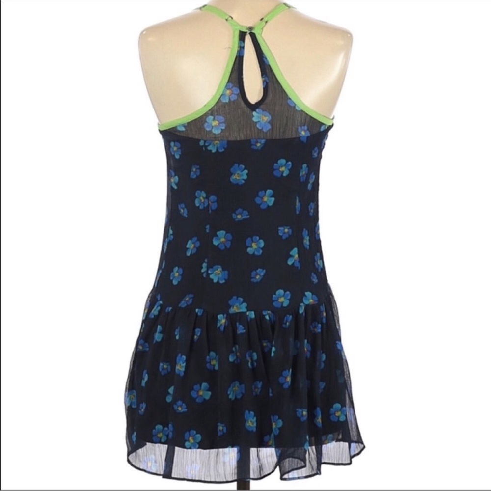 Hollister navy floral mini dress 
size XS